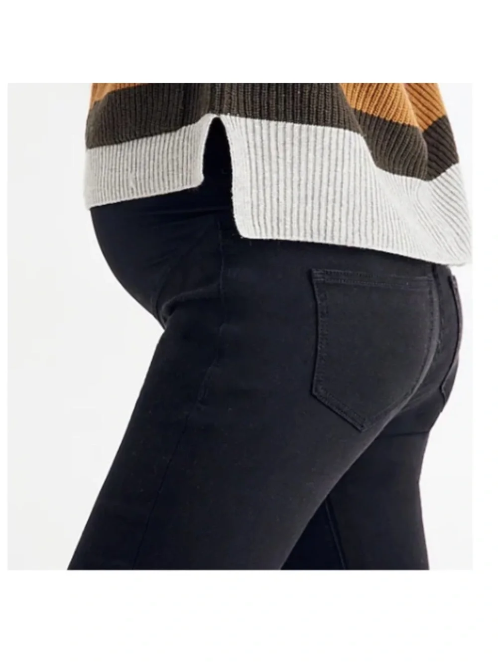 Madewell Maternity Skinny Black Jeans Like New Size 27